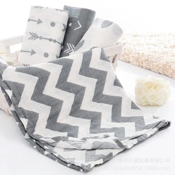 

High Quality Muslin Cloth Cotton Newborn Baby Swaddles Baby Blankets Double Layer Gauze Bath Towel Hold Wraps Hot Sale