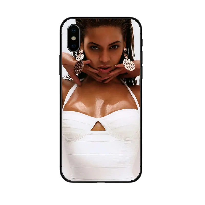Чехол Beyonce с рулонной музыкой Superstar diva для iPhone 6 6s 7 8 Plus X XS MAX XR 5 5S SE женские черные