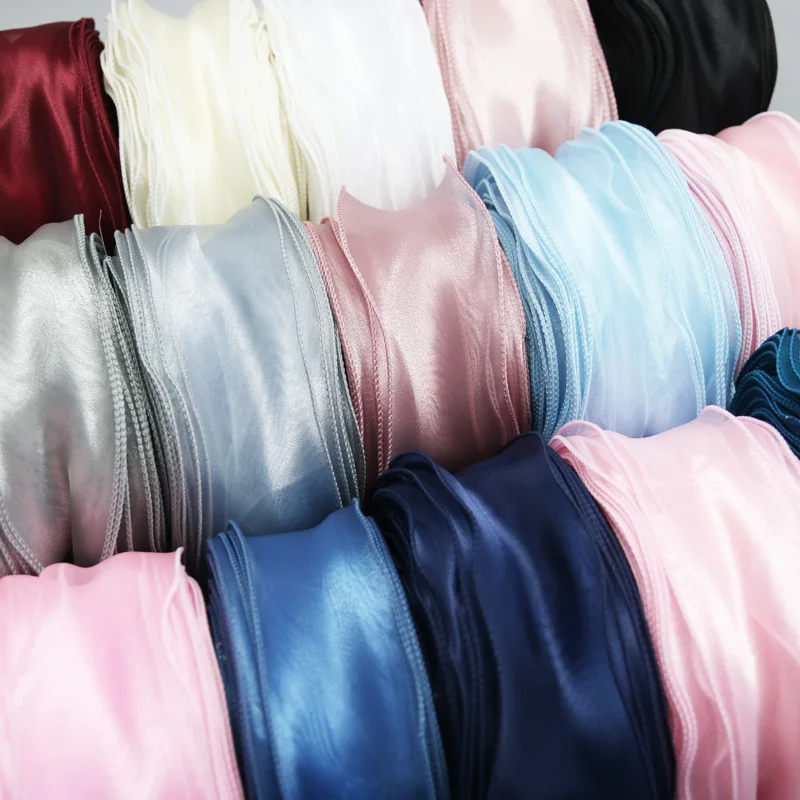 Wave Silk Organza ribbon 60mm Bow material for hair ornament gift wrapping decoration lace ribbons ribbon decoration,ribbon supplies,organza ribbon,wrapping ribbon,lace trim ribbon