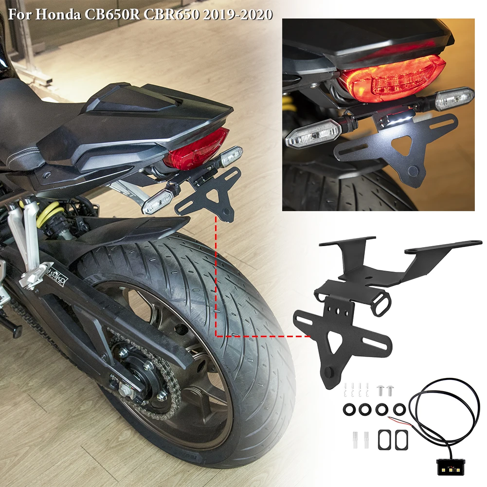 Extensión del Reposapiés Trasero de la Motocicleta para Honda CB650R CB 650R 2019 2020-Azul