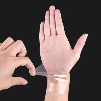Transparante Polsbandjes Voor Mannen Vrouwen Basketbal Badminton Sport Verstuikte Muis Hand Pols Bescherming Ultra-Dunne Sebs Handschoenen