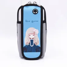 Прочный стиль спортивная сумка на руку двойная молния ручная сумка для бега на запястье