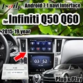 Lsailt Android 7.1 GPS navigation 3G RAM Video Interface unterstützung drahtlose carpaly/Android auto für Infiniti 2015 19 q50 Q60|Fahrzeug-GPS| -