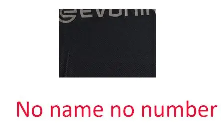 Without name number XIao DortmunndBlackout качество-20 пользовательские имя номер патч мода Мужская рубашка белый с оранжевым краем - Цвет: Without name number