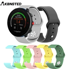 AKBNSTED 20 22 мм быстроразъемный силиконовый ремешок для часов Polar Vantage M/Ignite/Xiaomi Huami Amazfit GTS Смарт-часы аксессуары