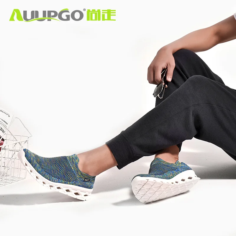 AUUPGO/3D носки; обувь для путешествий; повседневная спортивная обувь для мужчин и женщин; дышащая Ультралегкая прогулочная обувь