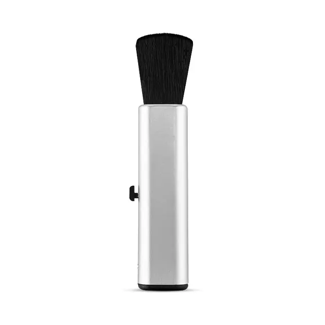 1pcs Car Retractable Dust Cleaning Soft Brush For Skodas Octavia MK2 MK3 2 3 A7 Fabia Karoq Kodiaq Superb Rapid Kamiq Scala Yeti Silver