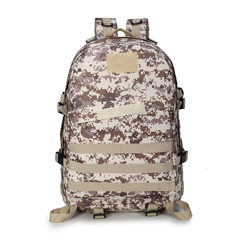 45L большой емкости тактический Molle рюкзак Военная армия штурмовые сумки Открытый камуфляж треккинг Кемпинг Охота Туризм Сумка - Цвет: Desert digital