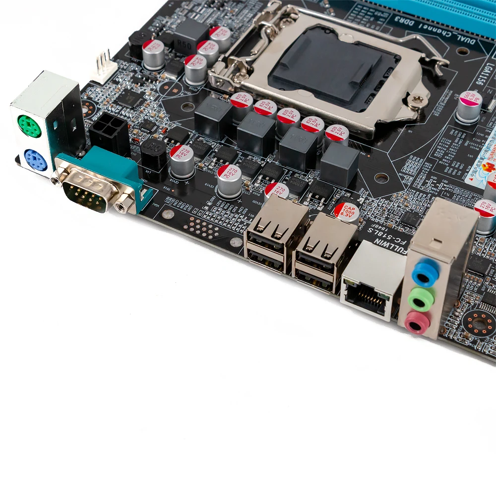 Huanan Zhi P55 материнская плата для Intel LGA 1156 i3 i5 i7 DDR3 16 Гб SATA2.0 PCI E 2 0 230*170 мм M ATX