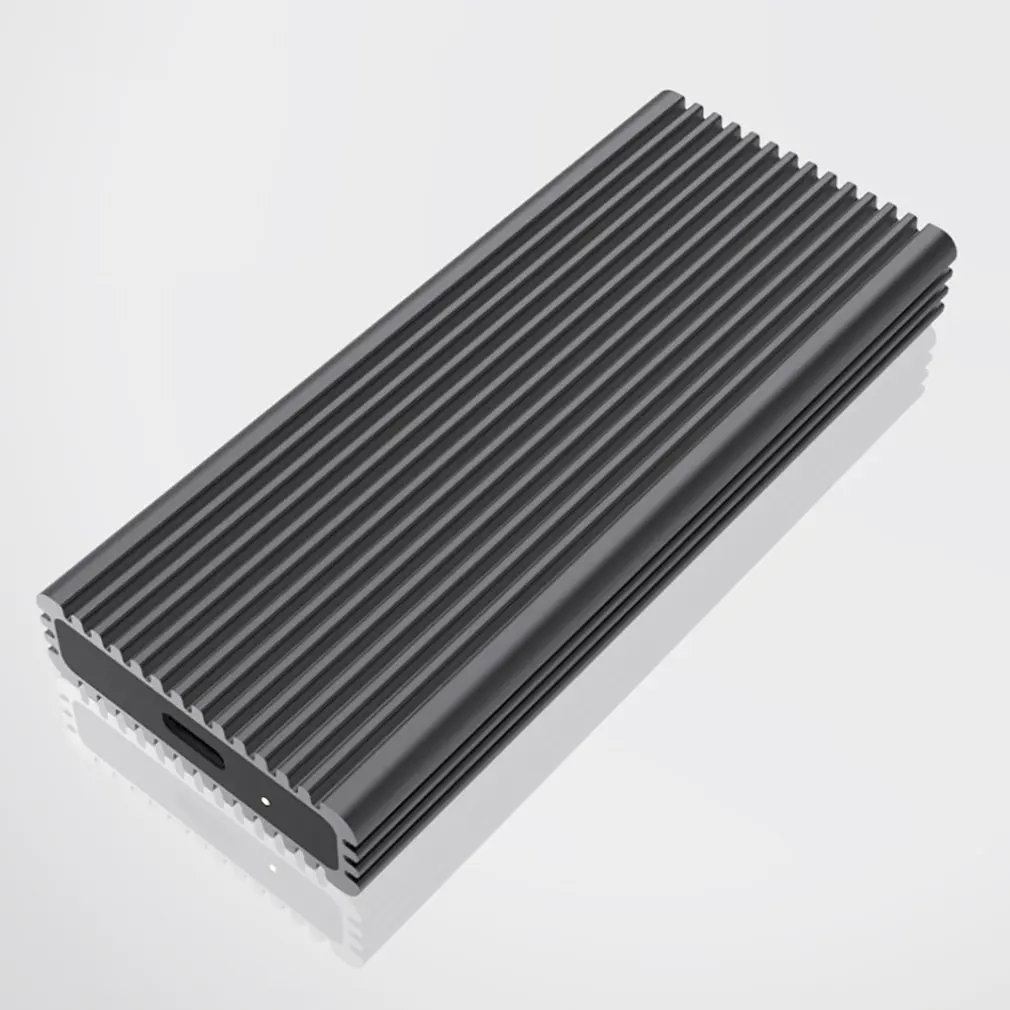 M.2 ssd casesType-C порт высокая скорость передачи жесткий диск Корпус тепловыделение черный алюминиевый SSD коробка