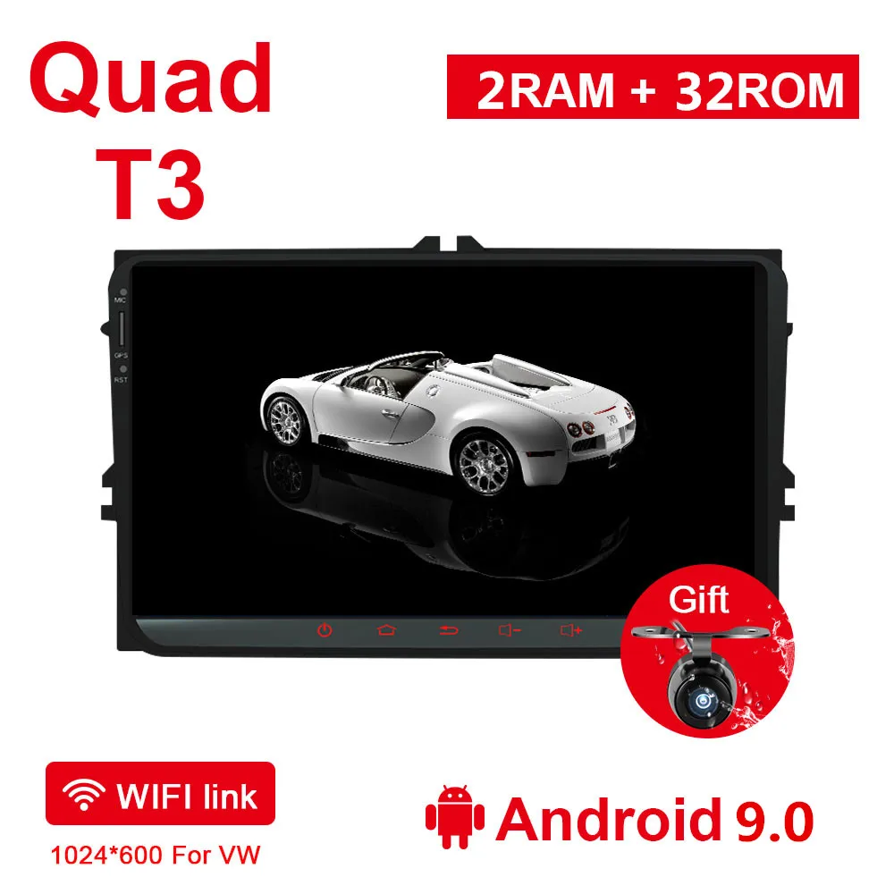 2G 32G 9.0 4 Cores Eunavi 2 din ips TDA7851 Android 9,0 Автомагнитола Стерео gps для VW Passat B6 CC Polo GOLF 5 6 Touran Tiguan Magotan Seat NO DVD - Цвет: 2G 32G 9.0 4 Cores
