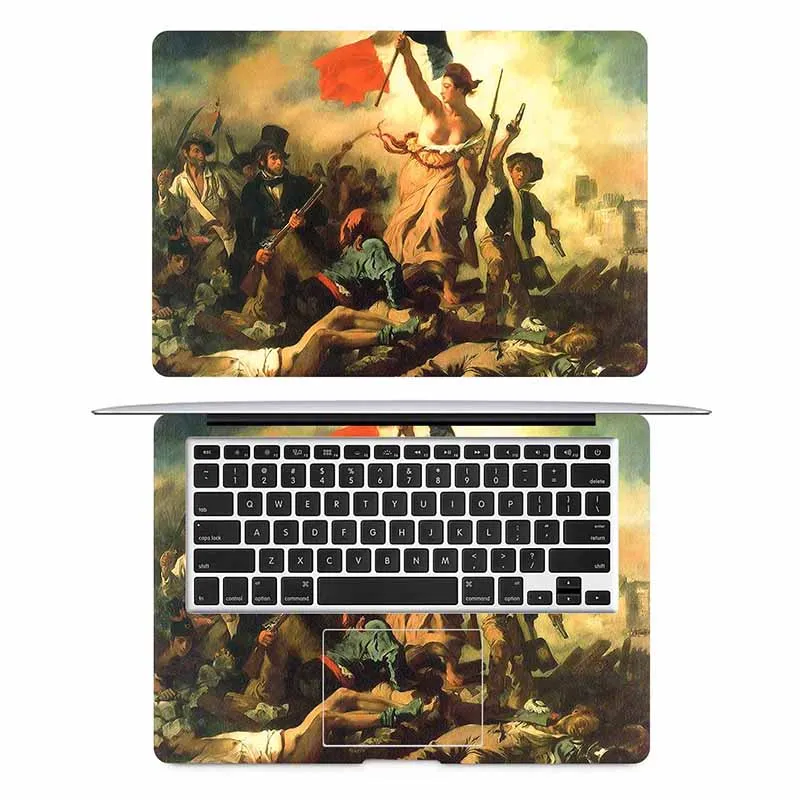 Eugeune Delacroix художественная живопись полное покрытие кожи для Macbook Pro Air retina 11 12 13 15 дюймов Mac тетрадь наклейка ноутбука Наклейка - Цвет: AC side
