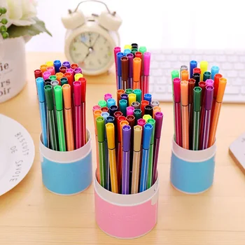 

12/18/24/36 Colors Colour Pencil Painting Pen Color Pen Plastic Coloring Student Drawing Multifunctional Color Marker Set