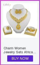 Мода Дубай ожерелье серьги браслет Набор 18 Золотые Свадебные африканские бусы Ювелирные наборы австрийский кристалл женские вечерние аксессуары