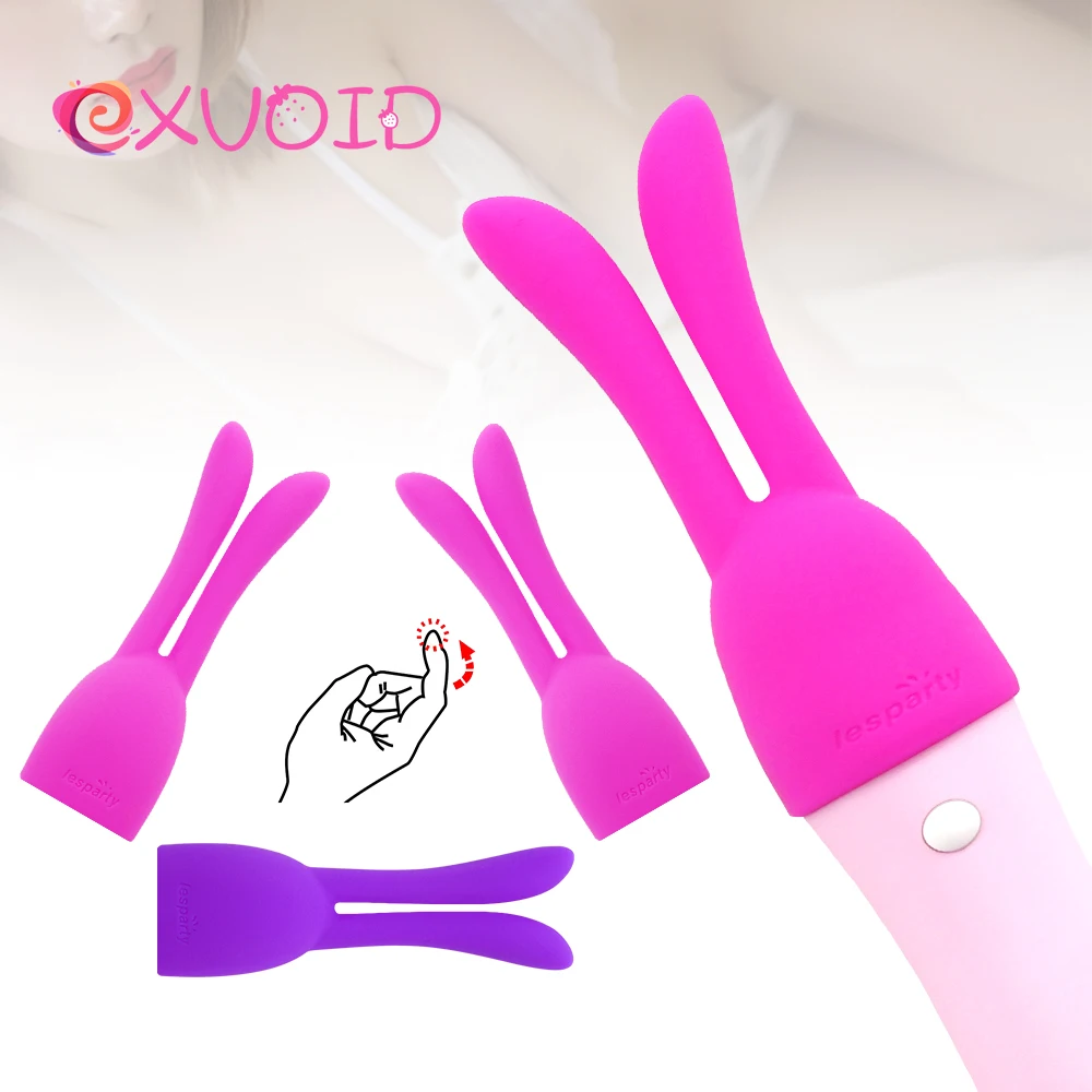EXVOID вибратор Кепка AV Stick чехлы для виброголовки аксессуары силиконовая насадка