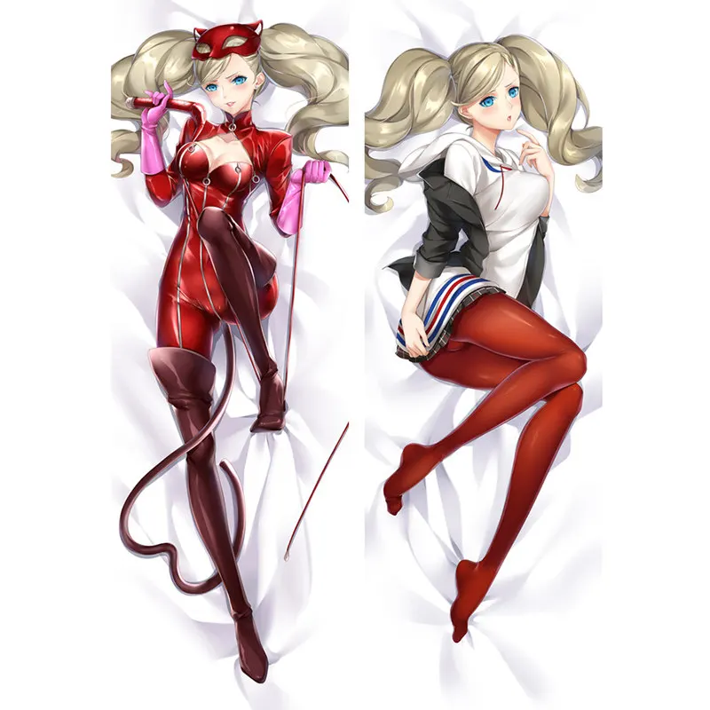 Peach skin Аниме игра для psp Persona 5 наволочка P5 Dakimakura Чехол сексуальная девушка 3D двухстороннее постельное белье обнимающие наволочки для подушек P501A - Цвет: Peach skin