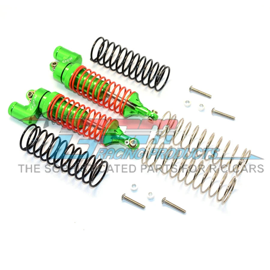 GPM TRAXXAS SLASH 4X4 68086 21 Metal Rear Oil Pressure Shock Absorbers 95MM Length A PairParts