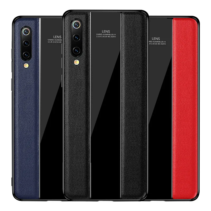 Xiaomi mi 9 чехол из натуральной кожи для Xio mi 9 9 прозрачный чехол s sophilong из натуральной коровьей кожи