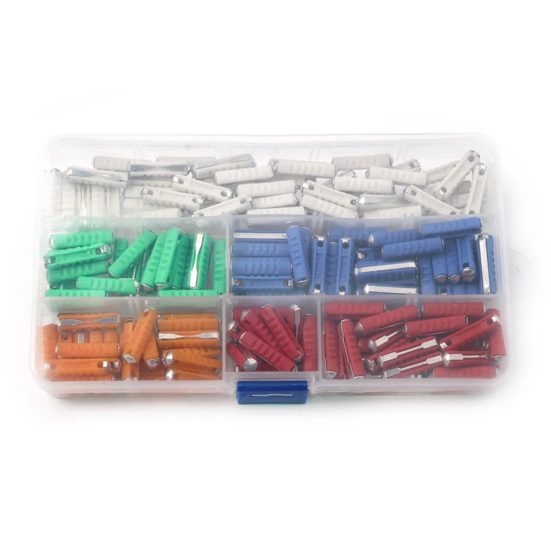 

200Pcs Gbc European Automotive Fuse 5-30Amp Dia 6Mm Continental Car Blade Bakelite Auto Eu Fuse For Vintage Old Style Car