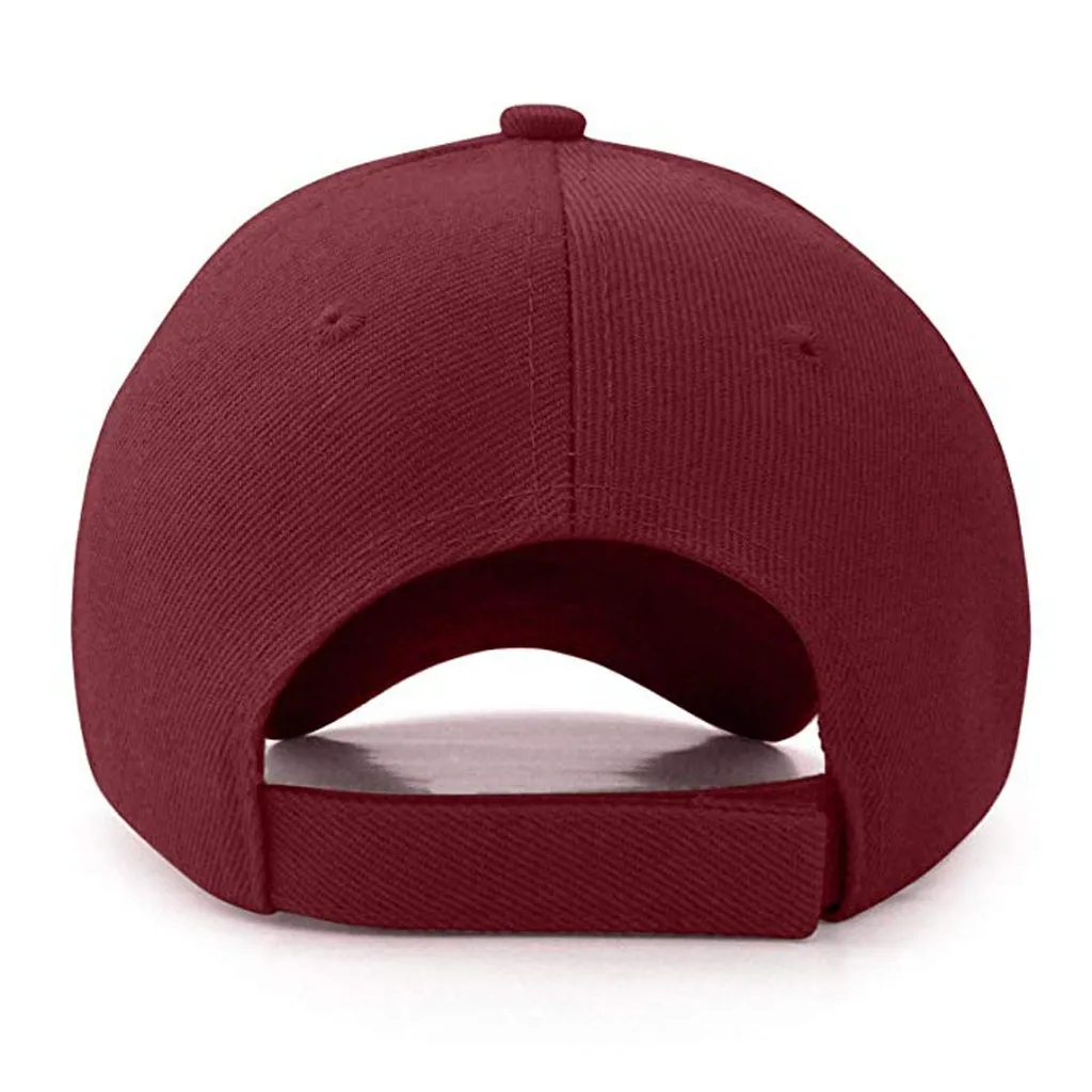 Регулируемые мужские летние бейсболки Простые Изогнутые шляпы от солнца Женские однотонные кепки Casquette уличные модные аксессуары# L10