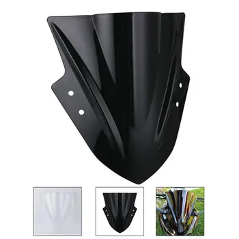 

Motorcycle Windshield WindScreen Double Bubble Chrome for Kawasaki Ninja 300 EX300 2013-2017