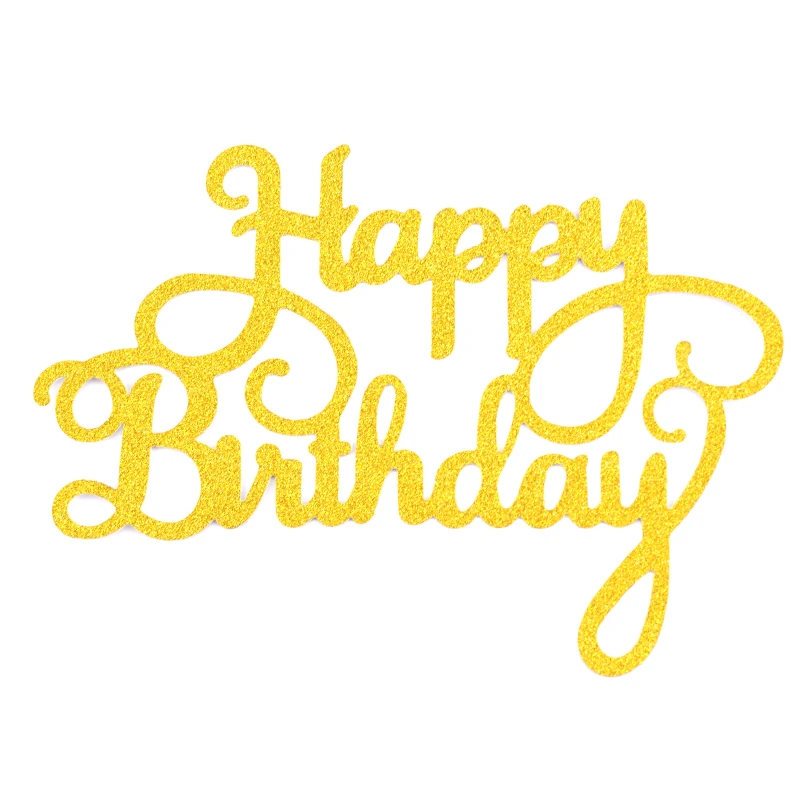 Cakelove 1 шт. Топпер для торта с днем рождения принадлежности для вечеринок украшения для кексов День Рождения украшения детский душ с днем рождения - Цвет: 004