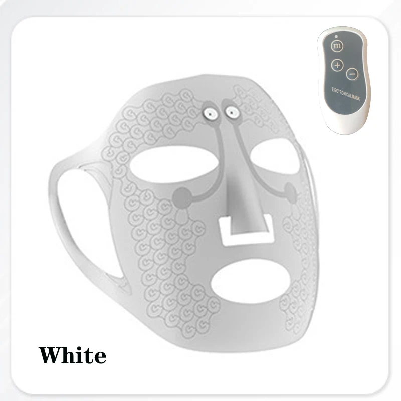 Electric Facial Massage Mask Ems Magnet Pluse Face Beauty Massager Anti Wrinkle Moisturizing Cream Absorption Lifting Skin Spa