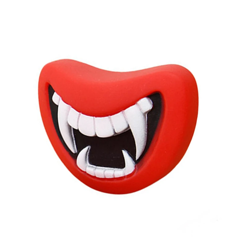 G196440A 1PC Christmas Pet Accessories Halloween Dog Chew Toys Cute Pig Tooth decay Pattern Mask For Dogs Funny Cats Dogs Toys - Цвет: G196440A