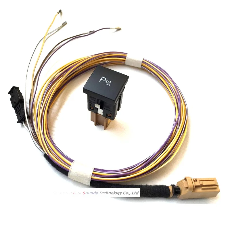 OEM 8K Park Pliot Switch OPS Parking Sensor Button with Cable Wiring