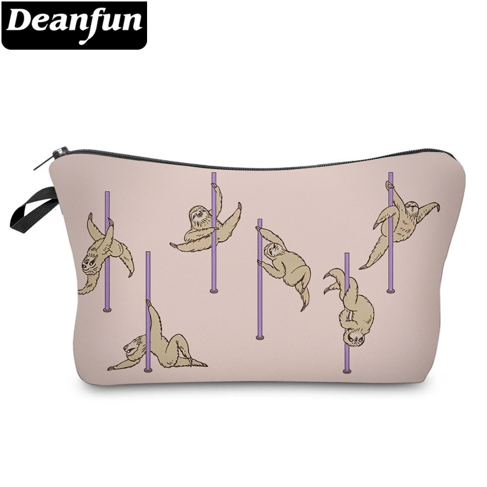 Deanfun, розовая маленькая косметичка, милая косметичка для Ленивца, для кошельков, водонепроницаемая, прочная, органайзер, сумка для девочек, 51819