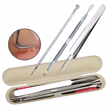 

3PCS/SET Portable Size Stainless Steel Acne Removal Needles Blackhead Comedone Acne Pimple Belmish Extractor