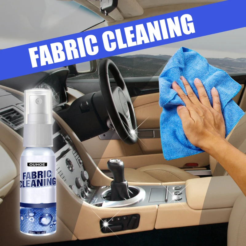 Car Interior Fabric Cleaning Agent Ceiling Cleaner Leather Flannel Woven Fabric Water-free Cleaning Agent Auto Roof Dash - Image 3