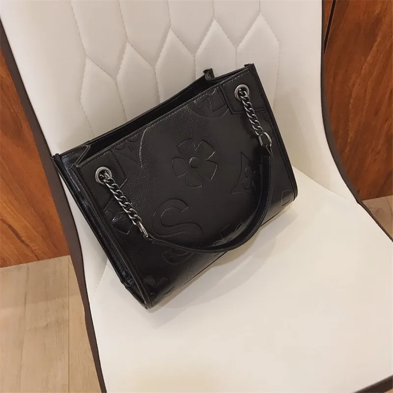 

Flower Pattern Crossbody Bags for Women 2019 Single Shoulder Chain Bags and Handbag Fashion Ladies Tote Bag Louie Vuiton Bag