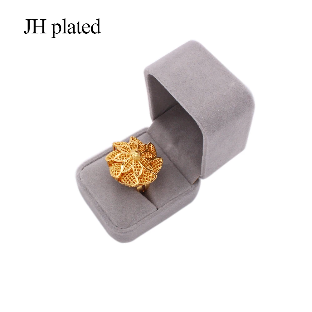 Кольцо невесты в Дубае вечерние кольца золотого цвета 24 к для женщин свадебные