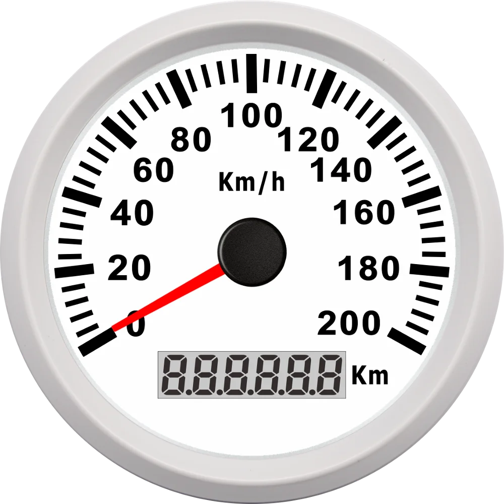 В ковбойском стиле; сезон весна SJ серии DN85mm gps Спидометр 200 км/ч для автомобилей Грузовик лодочный мотор авто с красным Подсветка 12V 24V с gps антенна