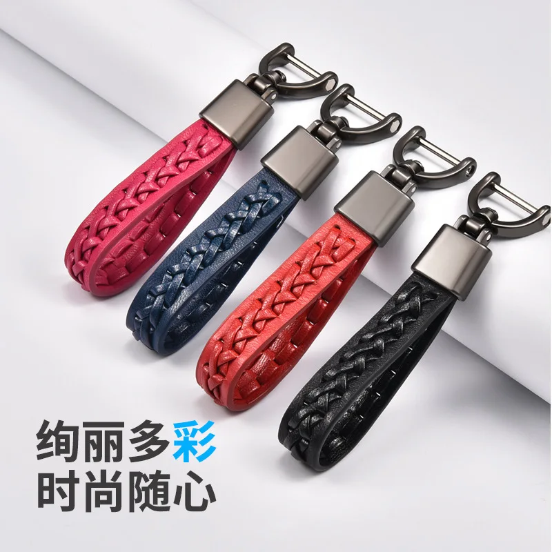 Премиум-класса для мужчин кожа Премиум модные автомобильный брелок ключей