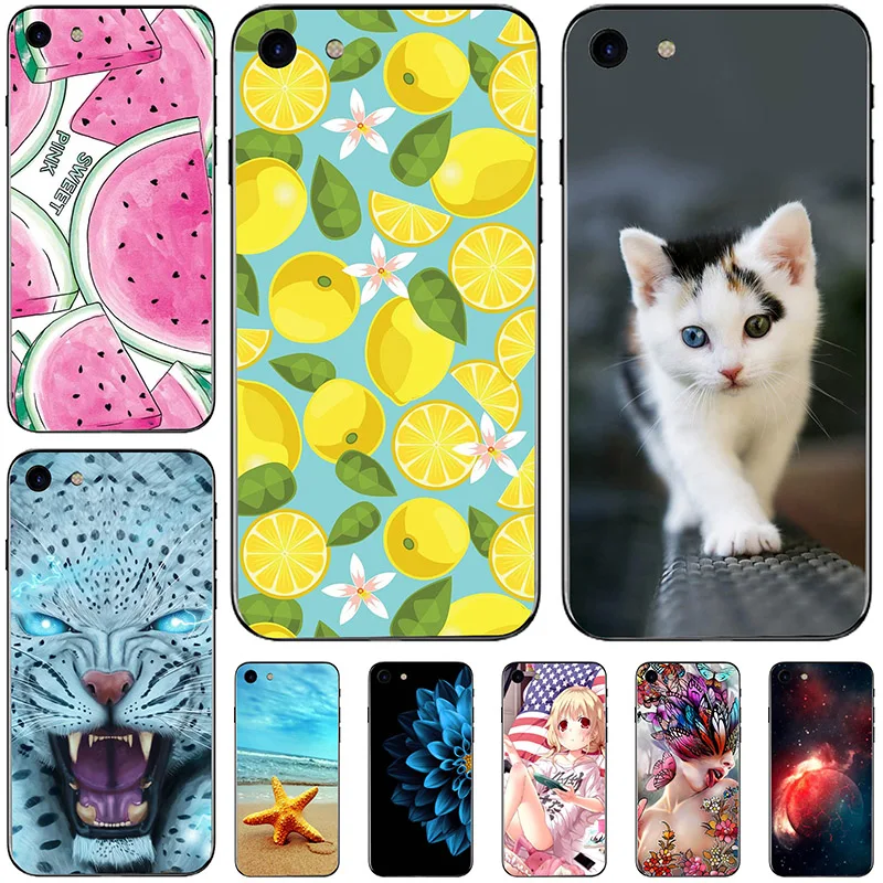 Custodia Morbida In Tpu Shine Gradient Per Apple Iphone 7 7S Custodia In Silicone Per Iphone 7 7S Cover Posteriore Per Telefono Capa Fundas