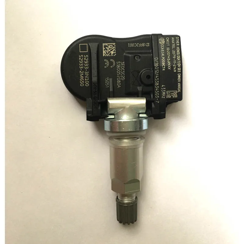 Датчик TPMS для шин 529333N100 529332M650 система контроля давления в шинах для hyundai SantaFe 2013- для Kia ceed(JD) 2012