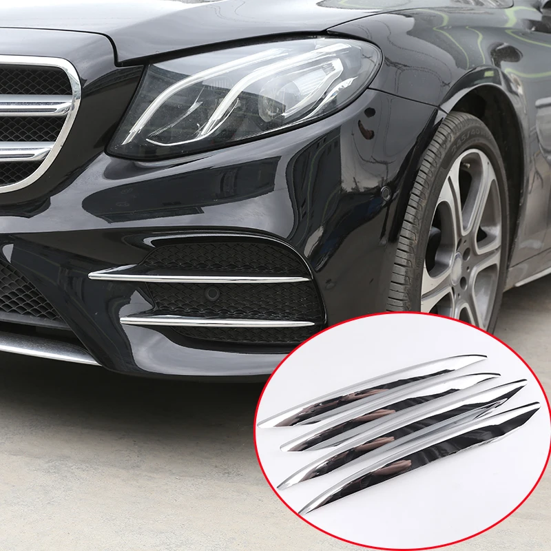 4 шт. аксессуары для Mercedes Benz E Class W213 E200 E300 2016 2017 E43 AMG|Хромирование| |