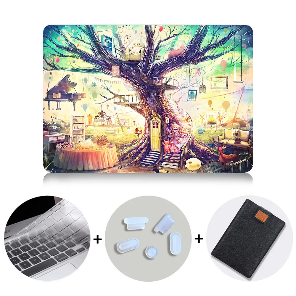 MB03 MTT милый чехол для ноутбука Macbook Air Pro retina 11, 12, 13, 15 дюймов с сенсорной панелью, мультяшный чехол с аниме, 13,3 дюймов, сумка для ноутбука - Цвет: MB03