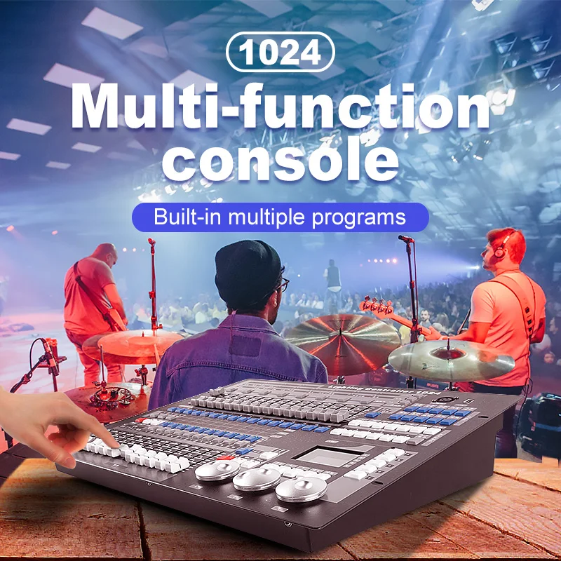 1024DMX консоль DJ вечерние Рождественские сцены диско освещение светодиодный