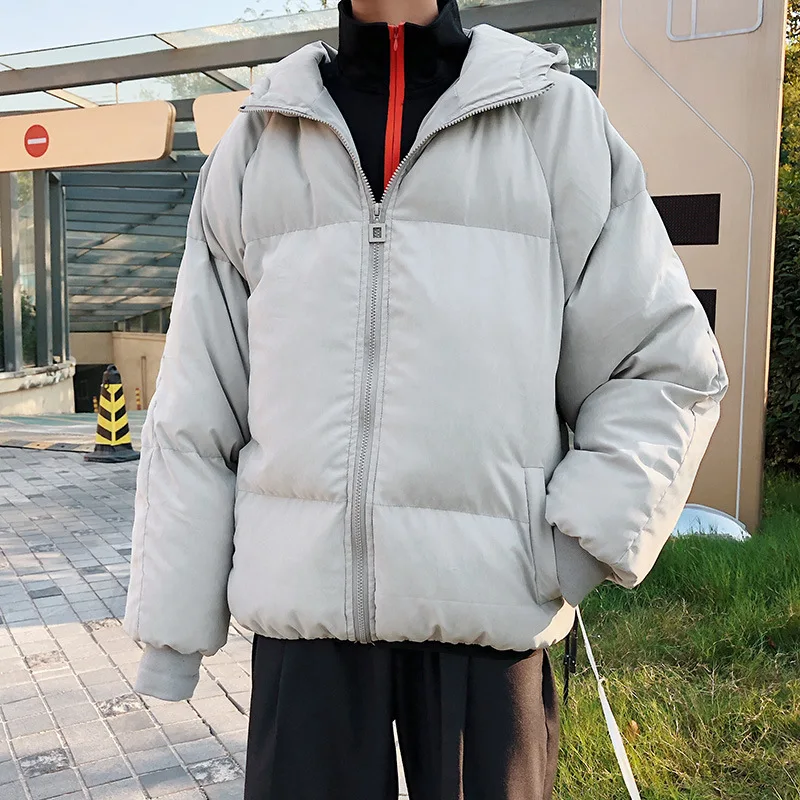 Мужская одежда с хлопковой подкладкой, зимнее хлопковое пальто, мужская куртка в Корейском стиле с хлопковой подкладкой, молодежная трендовая пуховая куртка унисекс
