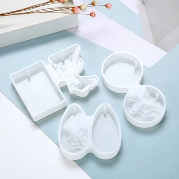 

1psc Round Water Drop Handmade DIY Crystal Epoxy Glue Creative Jewelry Pendant Silicone Mold For DIY Jewelry pendants Making
