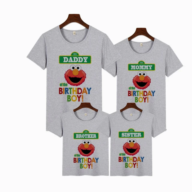 Elmo Face Family Matching Clothes T 