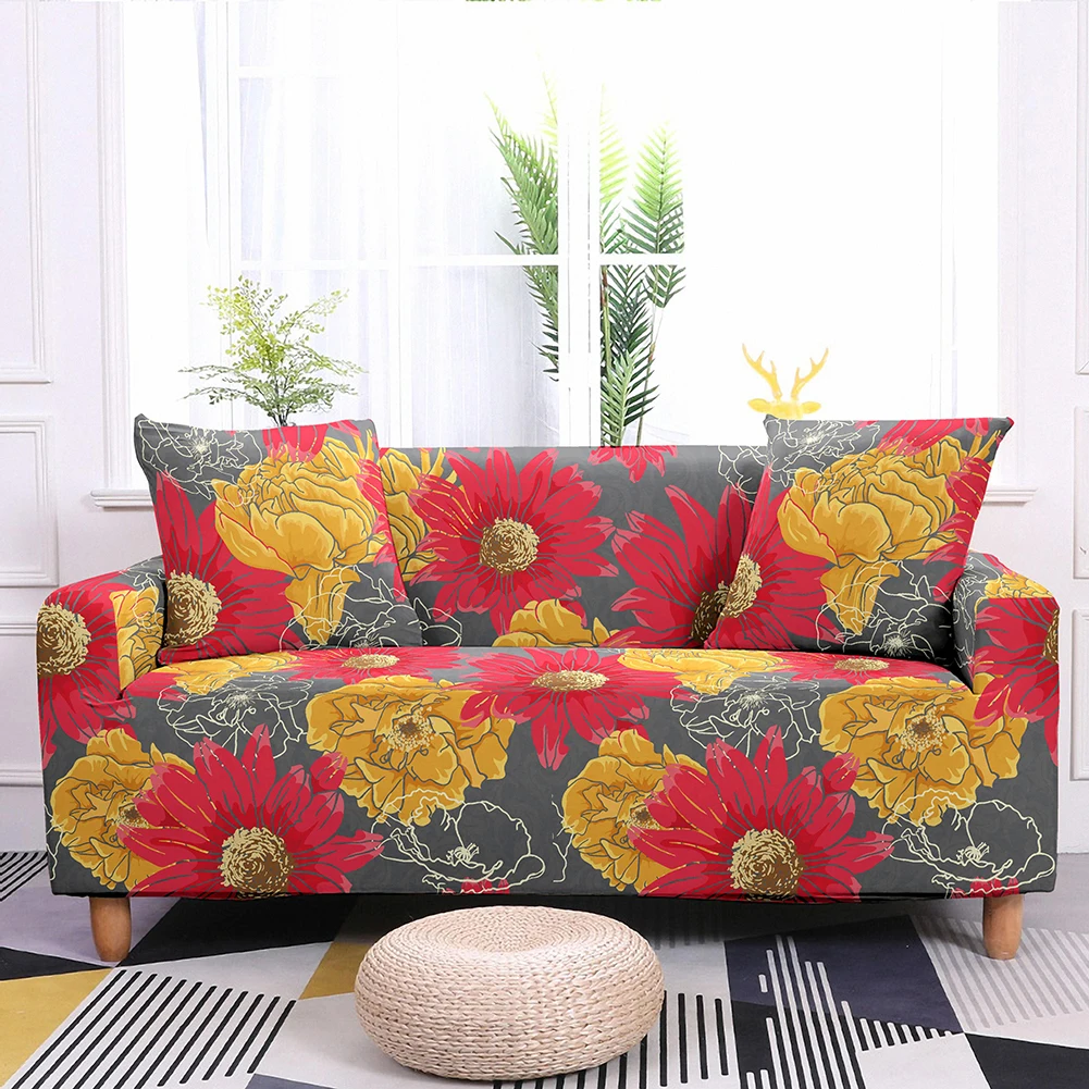 3D Digital Flowers Couch Cover 36 Chair And Sofa Covers