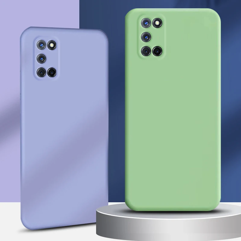 Ультратонкий Мягкий чехол для OPPO A52 A72 A92 A92S A93 A53 A33 A32 гладкий жидкий силиконовый