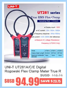 UNI-T UTD2025CL/2052CL цифровой запоминающий осциллограф 2 канала 25kpts Глубина памяти Настольный осциллограф 7-дюймовая TFT ЖК-дисплей/WVGA