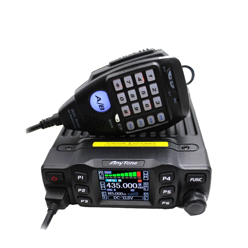 Mini Mobile Dual Band Ham Radio Mobile Transceiver Anytone Radio Dual  Band Uhf Vhf Walkie Talkie Aliexpress