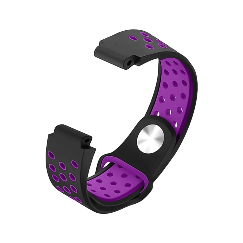 Спортивный силиконовый ремешок для часов с дышащим отверстием для Garmin Vivoactive ацетат силиконовый браслет 200 мм z0807
