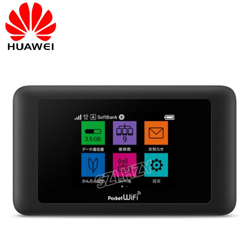 Разблокированный HUAWEI Карманный WiFi 603HW 612 Мбит/с беспроводной маршрутизатор Мобильная точка доступа Pocket 2,4 ГГц и 5 ГГц с батареей 2400 мАч